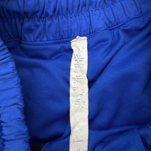 LULULEMON Tracker Short IV Size 6 Paint Storm Harbor Blue Multi - Picture 4 of 8